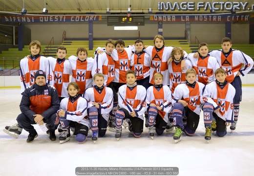 2013-11-30 Hockey Milano Rossoblu U14-Pinerolo (7-3)